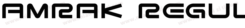 Amrak Regular字体转换